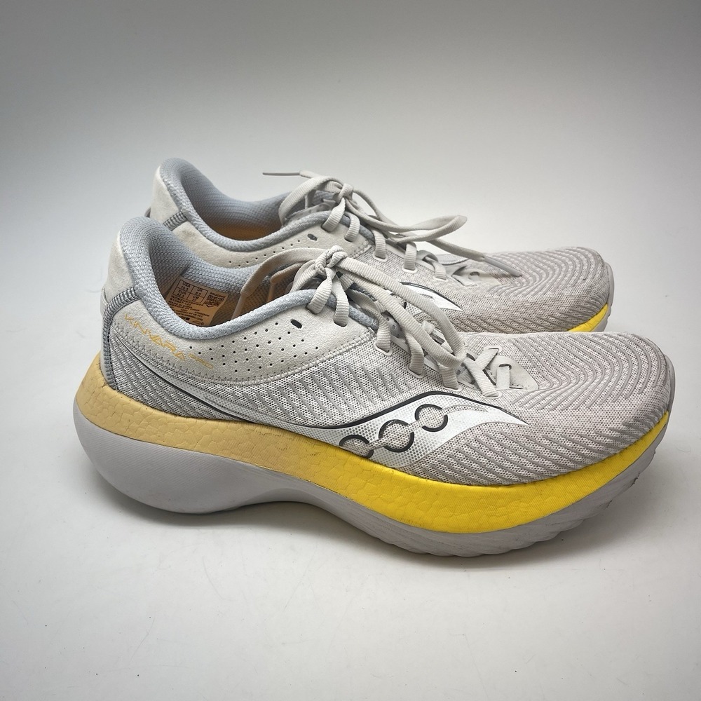 Saucony Sneakers Womens 10.5 Kinvara Pro S10847-122 White Running Athletic Shoes
